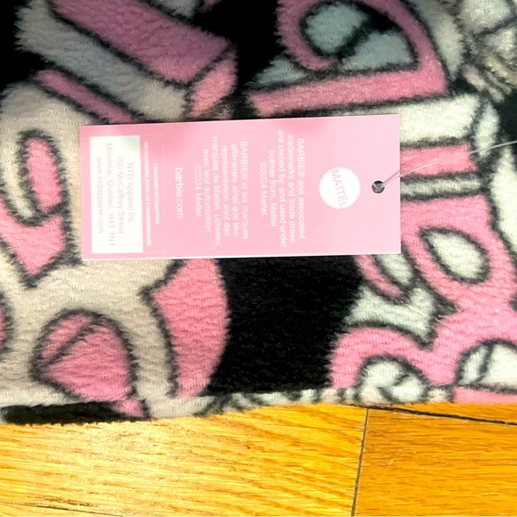 Barbie Logo Fleece sleep  Pants - Picture 2 of 4